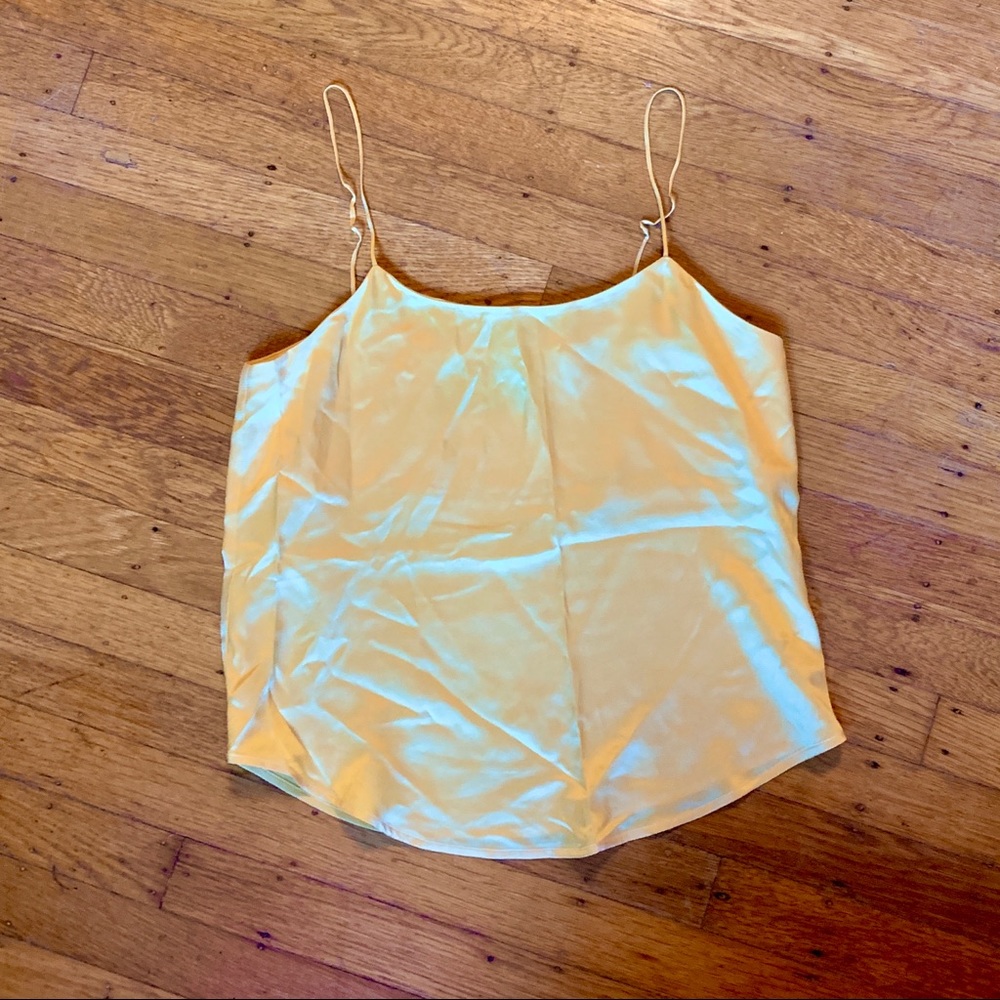 Reformation silk flowy spaghetti strap top